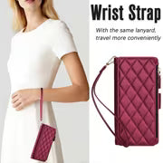 Phone Case - AWQUER Crossbody PU Faux Leather Flip Wallet Case Suitable for Samsung for Galaxy A37 A27 A17 A56 — view 6