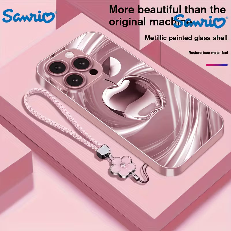 Handled With Care | Tempered Glass Phone Case with Vivid Print, iPhone 11–17 Series