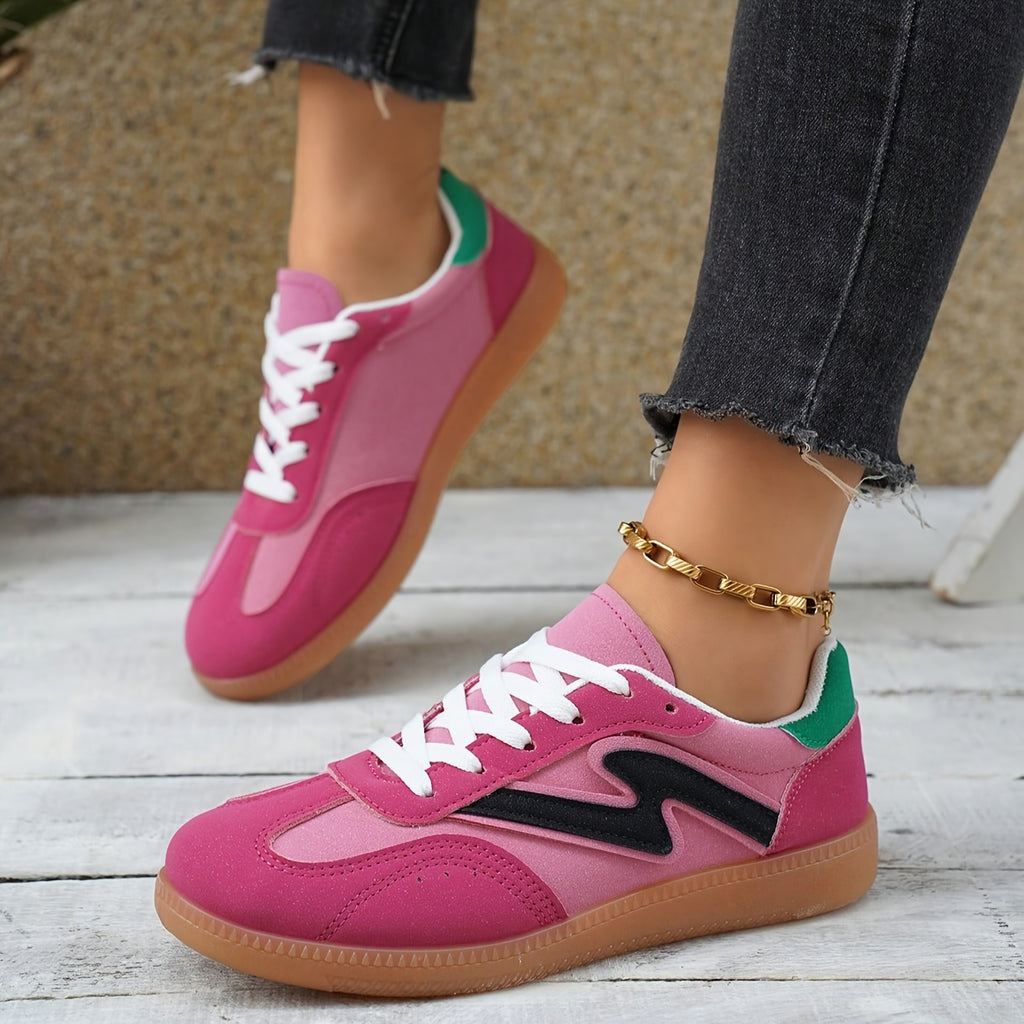 Sneakers, Women's Mules Sports Outdoor Shoes Women's Skateboard Shoes Casual Shoes Lightweight Fashionable Versatile Shoes Travel Daily Wearing Suitable for Four Seasons