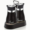 Stand 3pcs Set 2 Jars Salt And Pepper Shakers. Seasoning