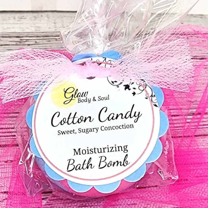 Cotton Candy Bath Bomb Fizzy Moisturizing Bath Bomb