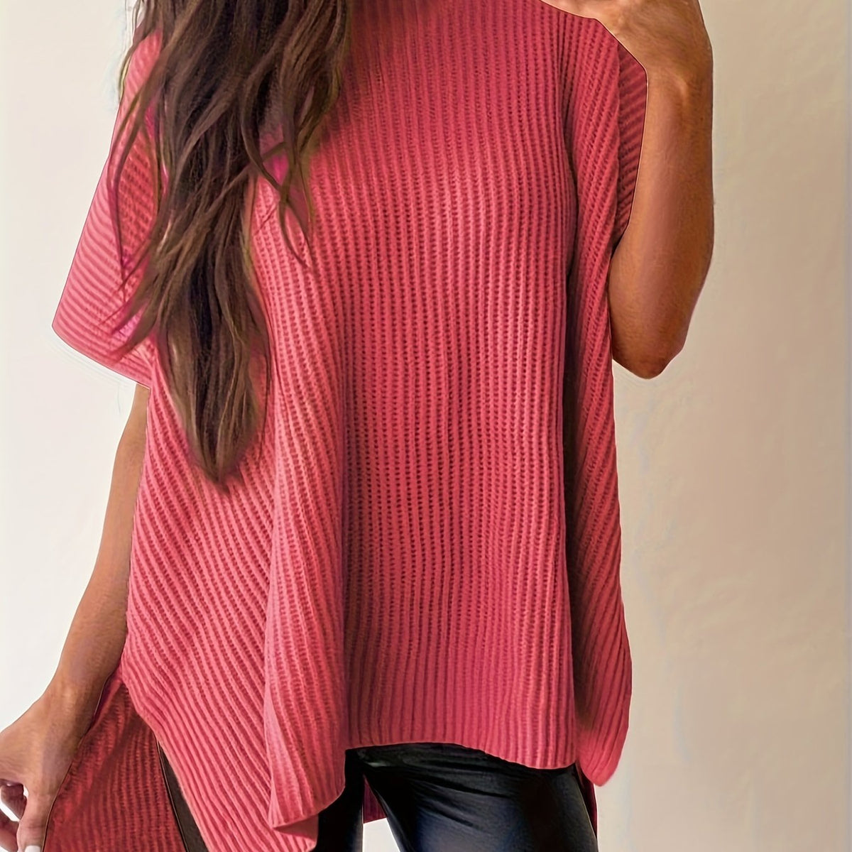Targeted Development Women'S Solid Color Slit Loose