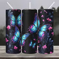 20oz Stainless Steel Water Bottle with Straw and Lid, Hand Wash Only, Lightweight, PVC Free, Round Shape — view 1