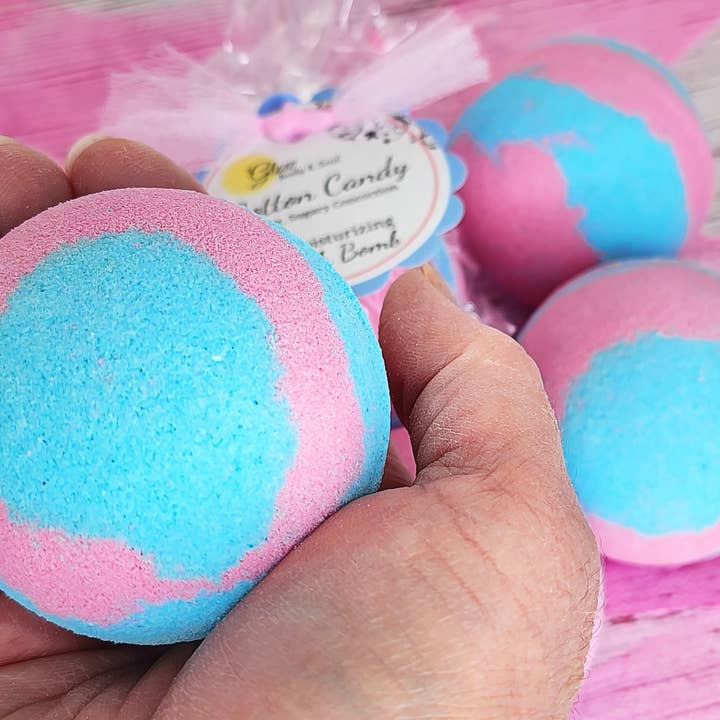 Cotton Candy Bath Bomb Fizzy Moisturizing Bath Bomb