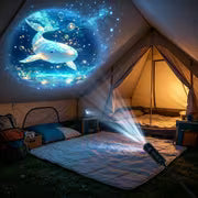 4 Light Strips+projection Light, Portable USB Marine Creature Projection Night Light - Replaceable Ocean Pattern — view 7