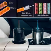 Fastest delivery: 5 BUSINESS DAYS6/10pcs/Set 12-Inch Reusable Straws, Suitable for Stanley Cups - Durable — view 8