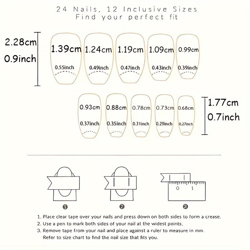 24pcs Pack Wearable Nail Plate Premium Sweet Cute Style Bow Pattern Pearl Studded Ballet Style Pattern Glossy Style Nail Finished Product, Suitable for Women And