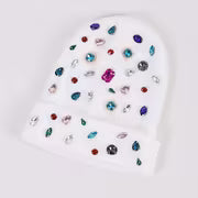 [Versatile Rhinestone Hat] A Versatile Hat Featuring Sparkling Rhinestone Embellishments. Rhinestone Colors — view 2