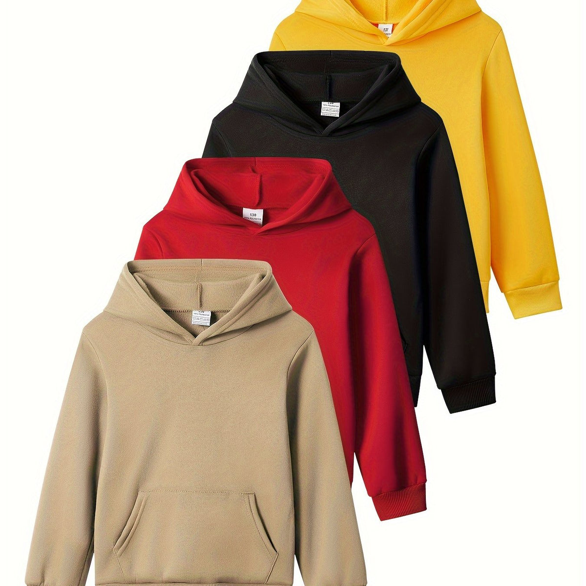 4pcs Set Girls' Long Sleeve Sweatshirt