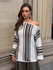 For Everyday Wear: Asymmetrical Shoulder Details And Color Combinations, New Autumn Style, Comfortable Outfit — view 7