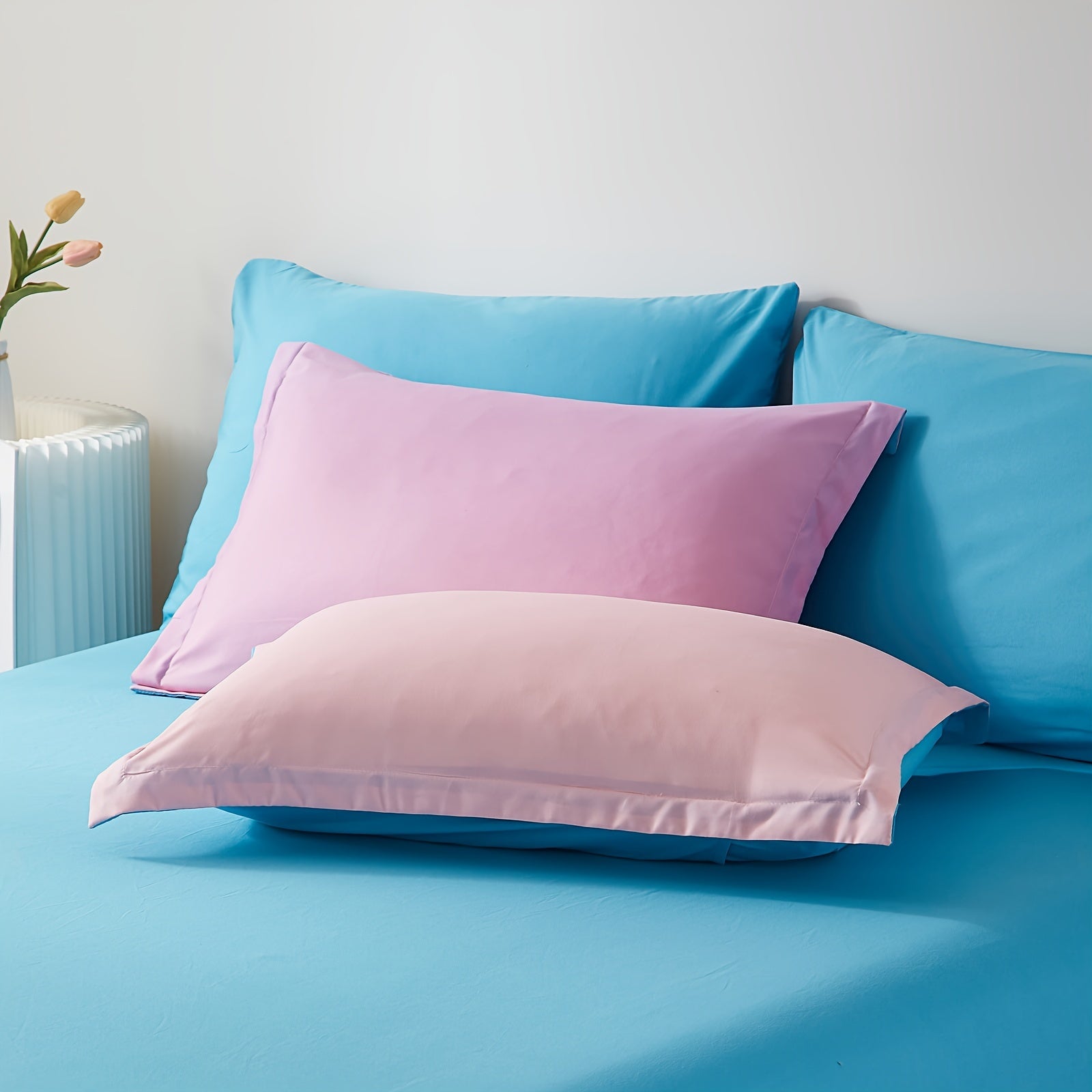 5/7Pcs Rainbow Comforter Sets - Stain-Resistant, Hypoallergenic, And Lightweight Bedding For All Seasons - Twin/Full/Queen/King Size Bed In A Bag With 100% Polyester Filling