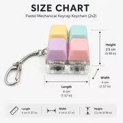 1 Macaron Button Toy, Portable Button Keychain Pendant, Random Style Mini Desktop Decompression Toy, Suitable — view 9