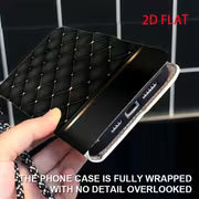 Phone Case - 2D Flat Printing Black Diamond Quilting Pattern Phone Case Cover Suitable for Samsung for Galaxy — view 2