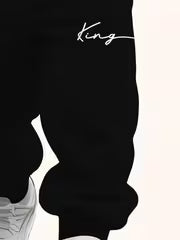 Boys' Athletic Tracksuit: a Stylish and Casual 2pcs Set Featuring a Hooded Sweatshirt and Sweatpants. Perfect — view 6