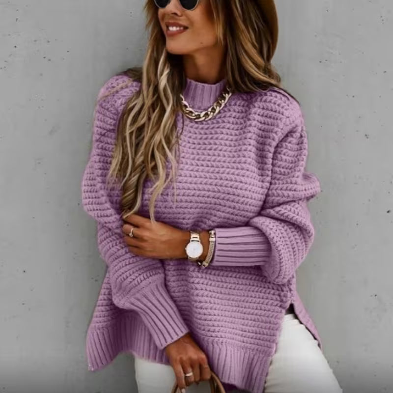 2026 Autumn/Winter Loose Oversized Lazy Style Long Sleeve Pullover Sweater Women&Apos;S Cold Protection Warm — view 13