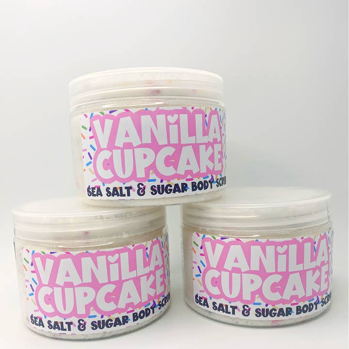 Vanilla Cupcake Sea Salt and Sugar Body Scrub
