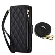Phone Case - AWQUER Crossbody PU Faux Leather Flip Wallet Case Suitable for Samsung for Galaxy A37 A27 A17 A56 — view 15