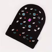 [Versatile Rhinestone Hat] A Versatile Hat Featuring Sparkling Rhinestone Embellishments. Rhinestone Colors — view 8