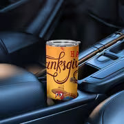 1pc 20oz Happy Thanksgiving Turkey Pumpkin Autumn Leaves Stainless Steel Insulated Tumblers Coffee Office Travel — view 5