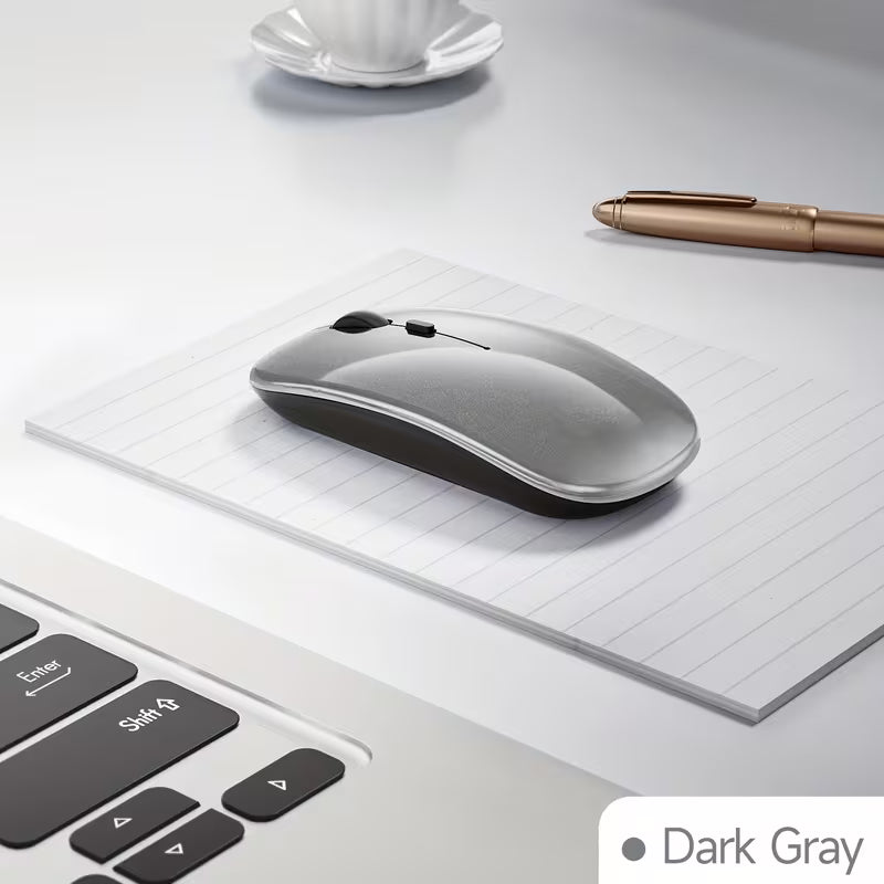 Wireless Bluetooth Mouse for iPad/MacBook Pro/Air/Laptop/PC: Rechargeable, Silent, Portable Ultra-thin — view 11