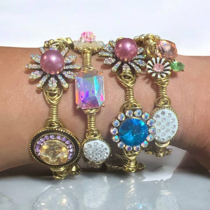 Glamour Girl Gold Bangles — view 1