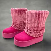 Snow Boots for Women Genuine Suede Leather, Women Shoes — view 1