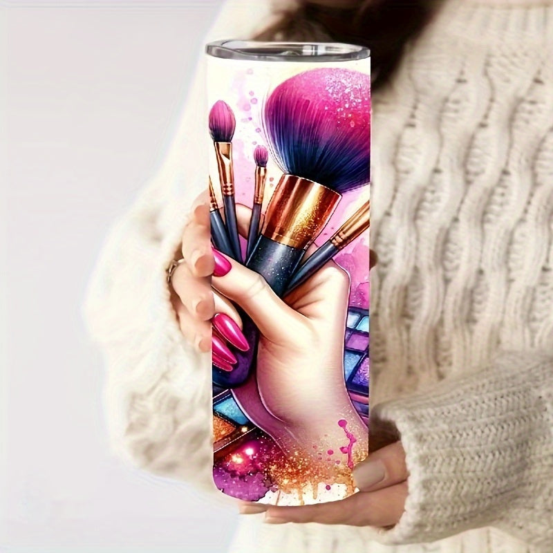 1pc 20Oz Makeup Brush Design Creative Stylish Cup
