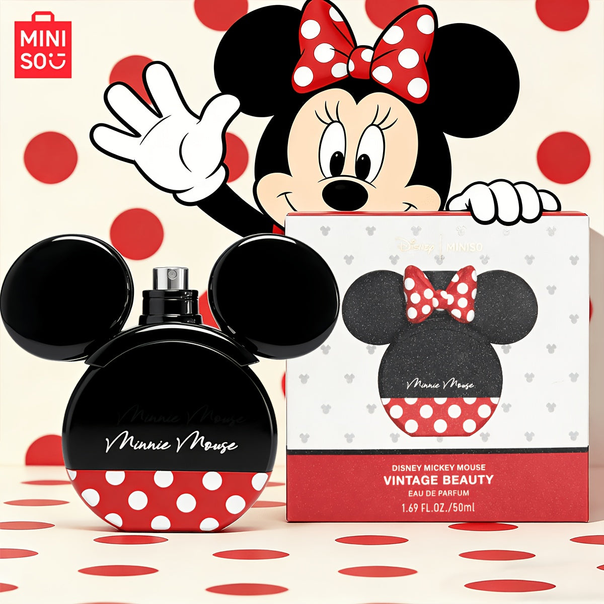 Disney Limited Edition Mickey & Minnie Mouse Perfume | Fresh Citrus Floral Scent, Iconic Ears Design, Long-Lasting Scent, Perfect Mother's Day & Valentine's Day Gift for Couples, Fragrance Set, Men's Perfume, Women's Perfume