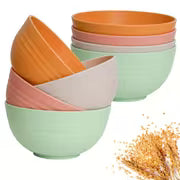 26-Ounce Unbreakable Cereal Bowl, 8pcs Set - Microwave And Dishwasher Safe, Large Lightweight Bowl; Perfect for — view 2