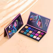 The Slow Blink | 18-Shade Eyeshadow Palette with Matte, Shimmer, Glitter, Metallic & Satin Finishes