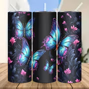 20oz Stainless Steel Water Bottle with Straw and Lid, Hand Wash Only, Lightweight, PVC Free, Round Shape — view 5