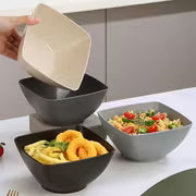 4pcs Salad Bowl - Great for Family Gatherings and Everyday Use. Ideal for Gatherings, Dining or Meal — view 9