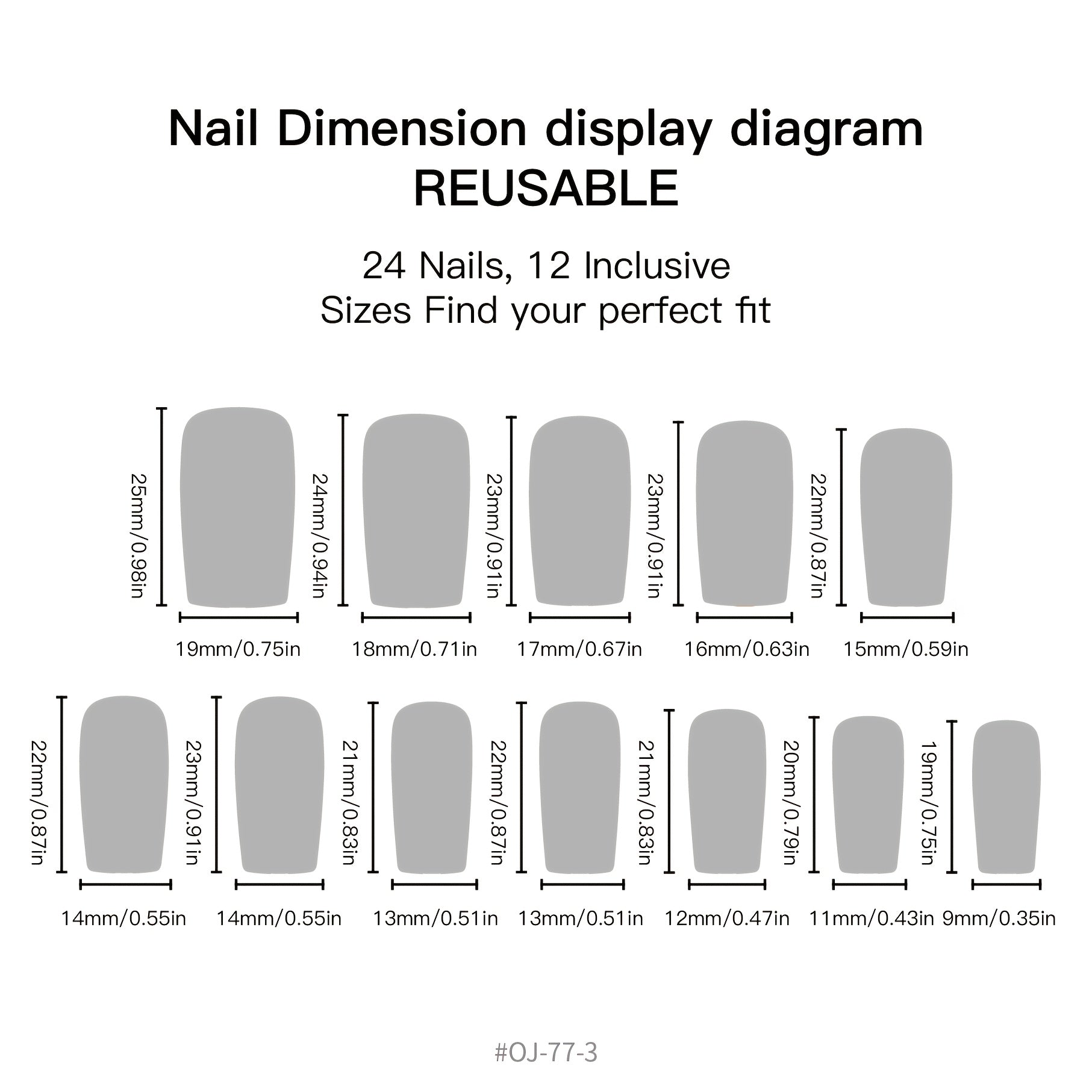 24pcs of Medium Square Fake Nails, Electroplated Magic Color Wearing Nail Design, Glitter Nail Patch Detachable Fake Nails