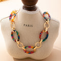 European and American Fashion Vintage Niche Minimalist Geometric Pattern Design Light Luxury Style Women's Necklace