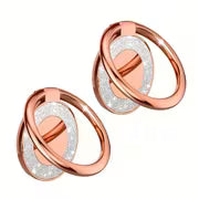 2pcs Phone Metal Finger Ring Buckle for All Mobile Phones Desktop 360 Degree Rotation Back Sticker Holder — view 16