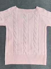 [V-Neck Twisted Rope] European and American Women's Autumn and Winter Sweater Solid Color V-neck Twisted Rope Top — view 2