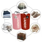 2pcs Extra Large Capacity Laundry Basket Set - Heavy Duty High Quality Oxford Cloth Foldable Laundry Bag, Ideal — view 7
