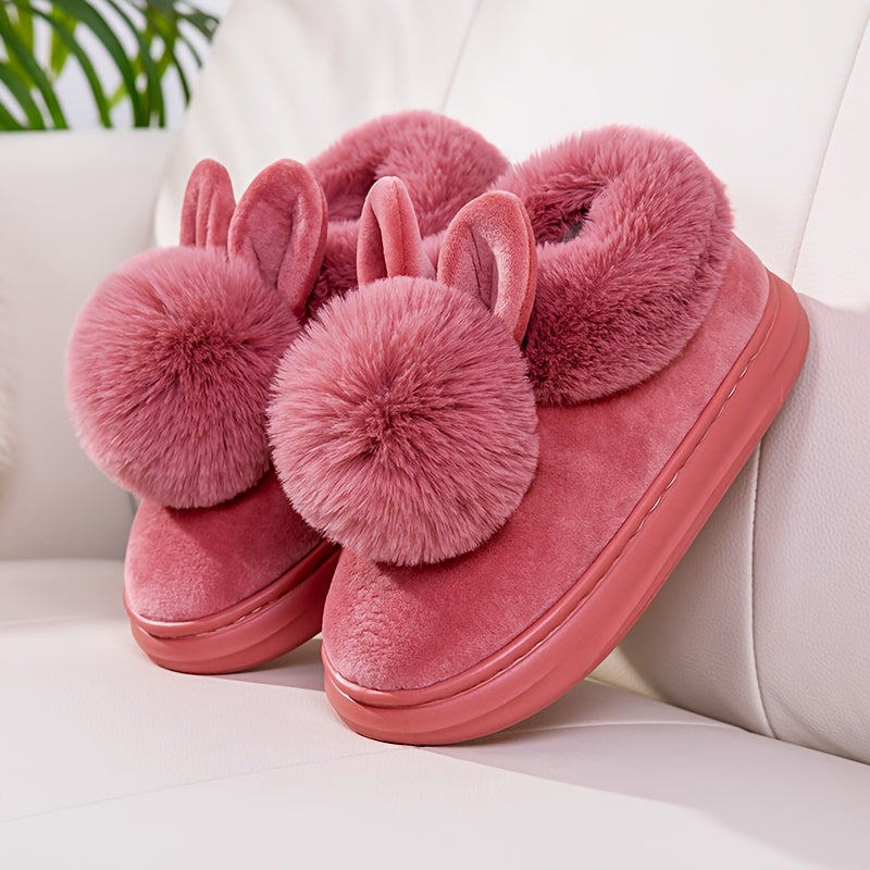 New Autumn/Winter Single-Ball Rabbit Ear Design Warm