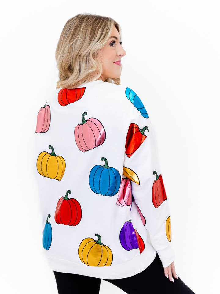 Rainbow Pumpkin Sweatshirt