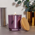 The Hour After Midnight | Purple Mirror Jar Candle with Lilac, Turkish Rose, Neroli & Musk